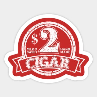 Two Buck Cigar Sticker